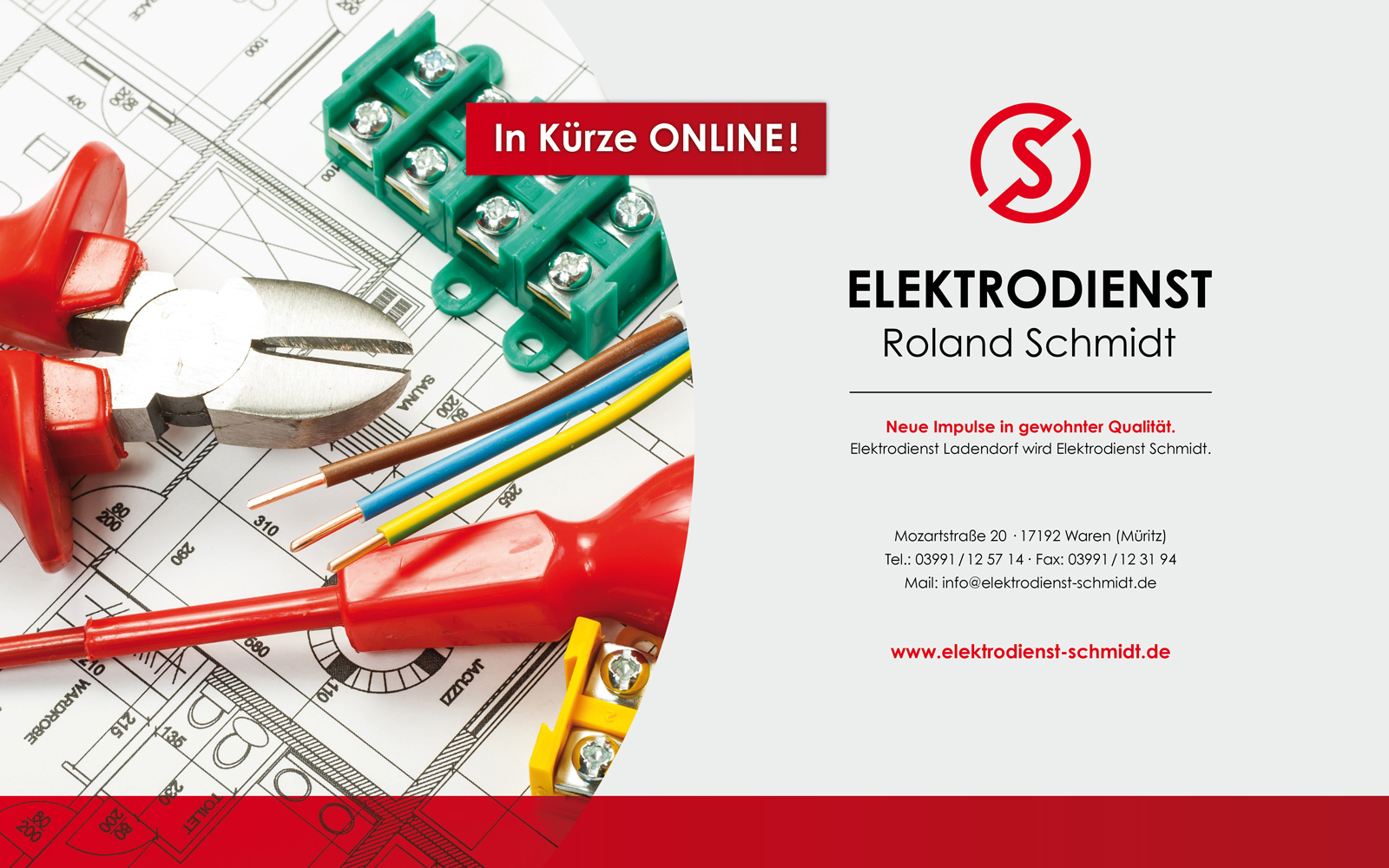 Elektrodienst Schmidt - in Kürze online!